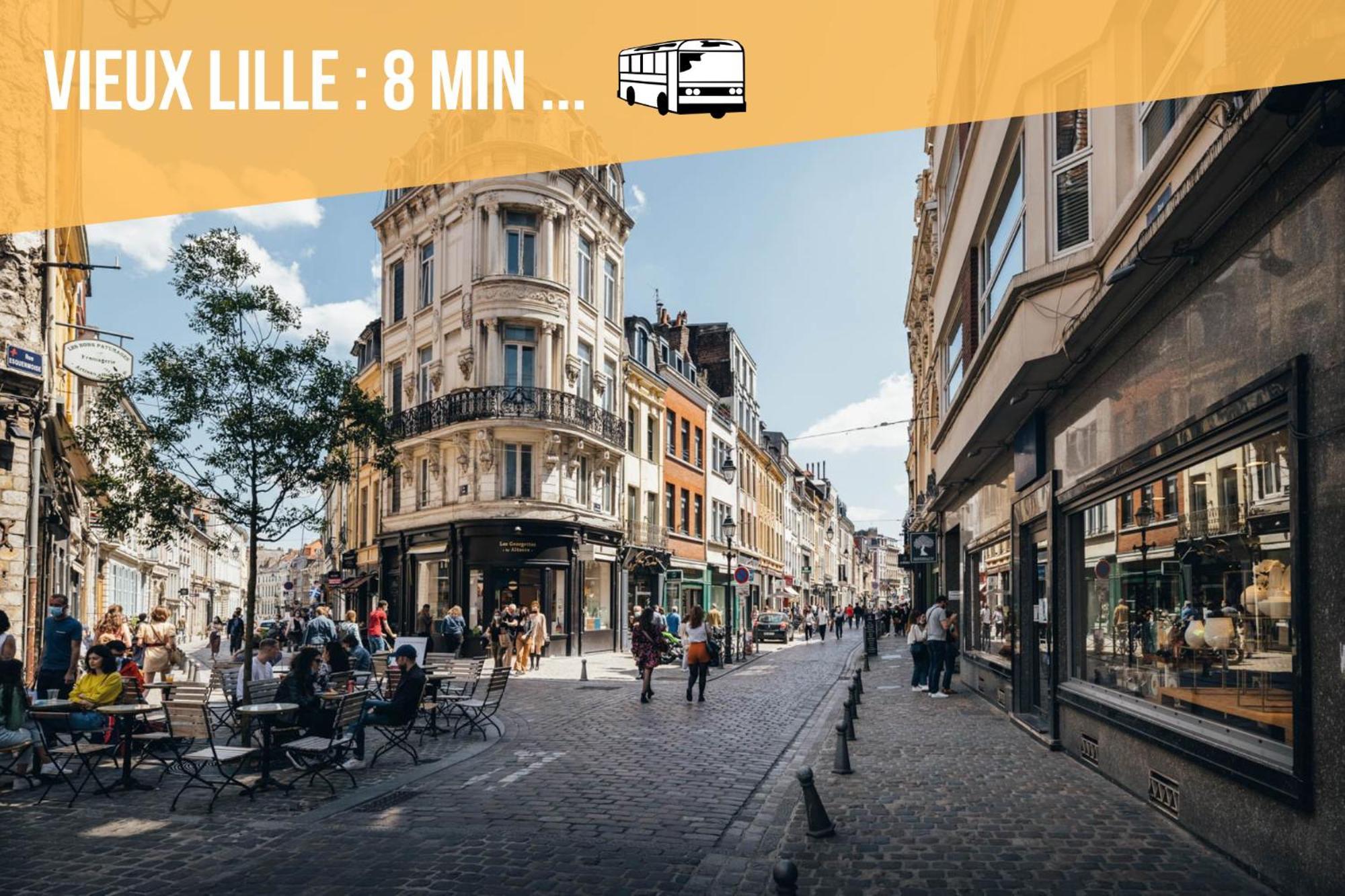 Appartamento Le Design *Vieux Lille*Parking Gratuit*Fibre La Madeleine  Esterno foto